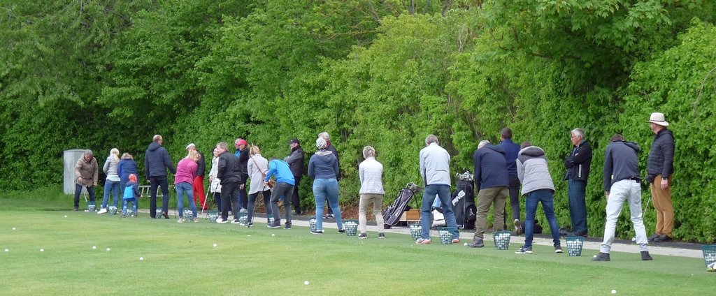 Golfkurs auf der Driving-Range